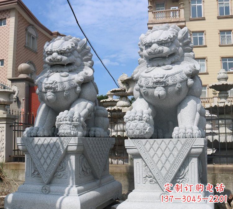 江西大理石狮子雕塑,助您拥有完美的家居装饰