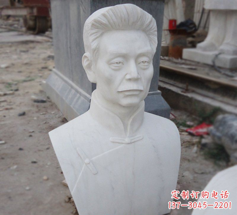 江西传承文化魅力·鲁迅头像精美雕塑