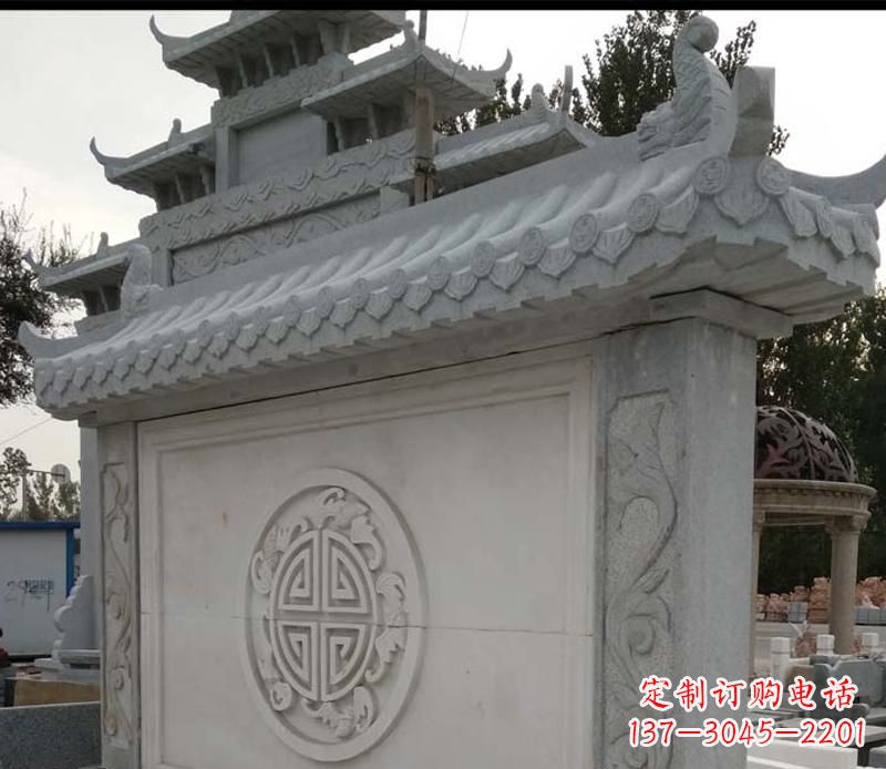 江西精美大理石影壁雕塑