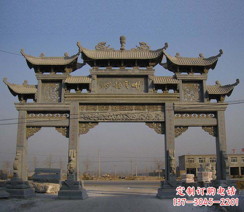 江西大理石牌楼雕塑定制