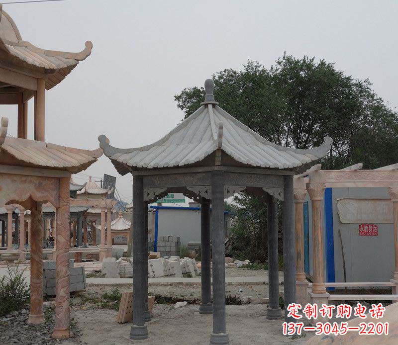 江西大理石凉亭精美石雕