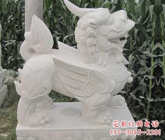 江西古典貔貅石雕，精美手工雕刻艺术