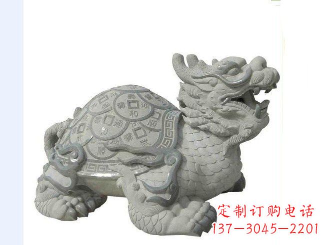 江西大理石招财龙雕塑