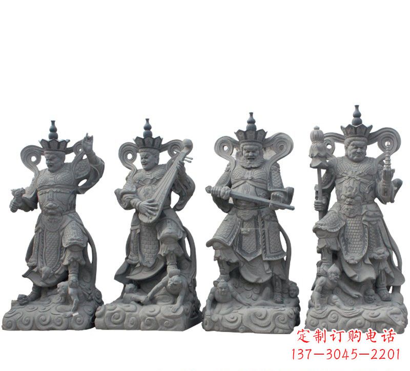 江西四大天王大理石雕塑