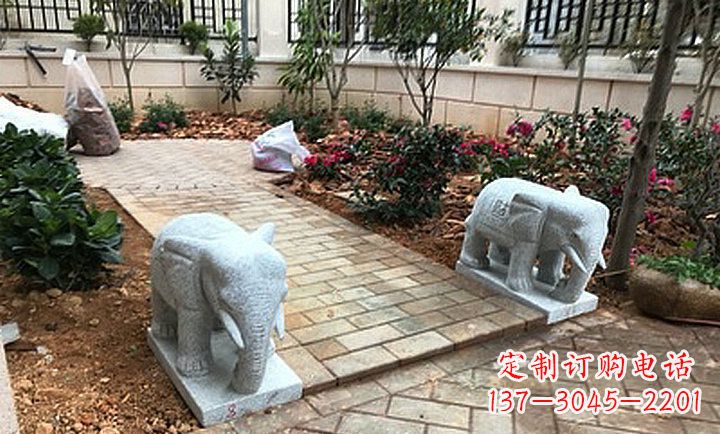 江西大理石小象石雕，让你的大好家园更加美丽