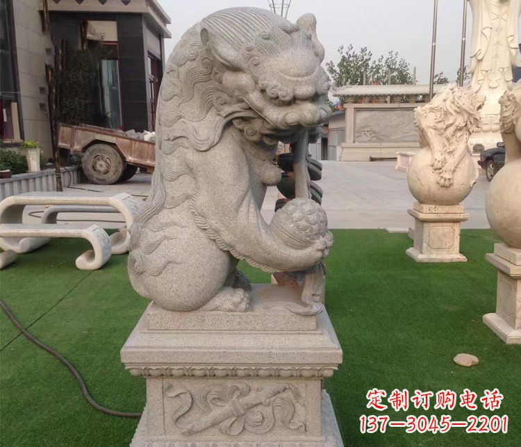 江西优雅精致的大理石独角兽雕塑