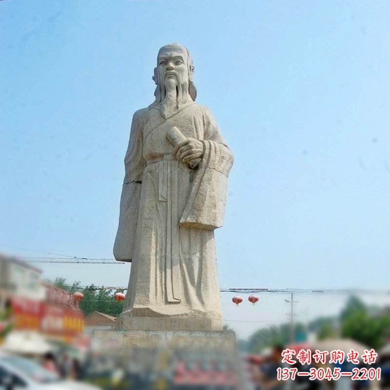 江西大理石庄子雕塑-名人雕像