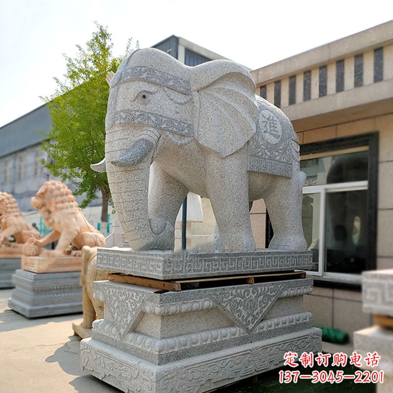 江西新颖雄伟的大象雕塑