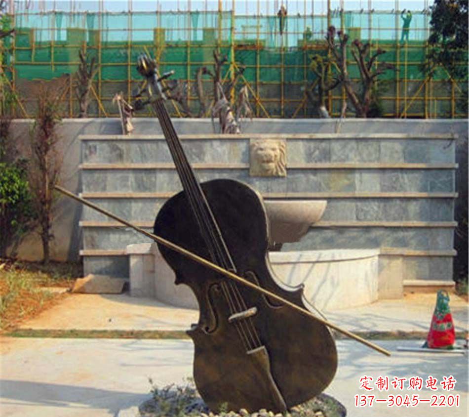 江西精美大提琴铜雕