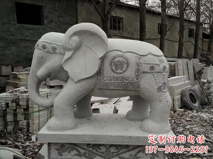 江西古典风格大象雕塑