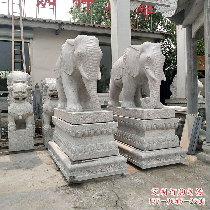 江西大象石材喷水雕塑