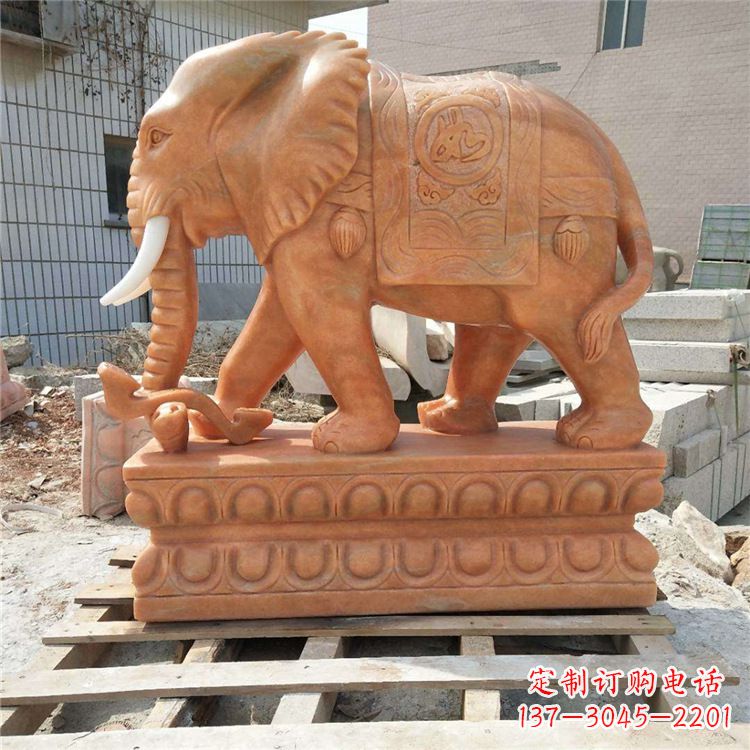 江西大象石雕画