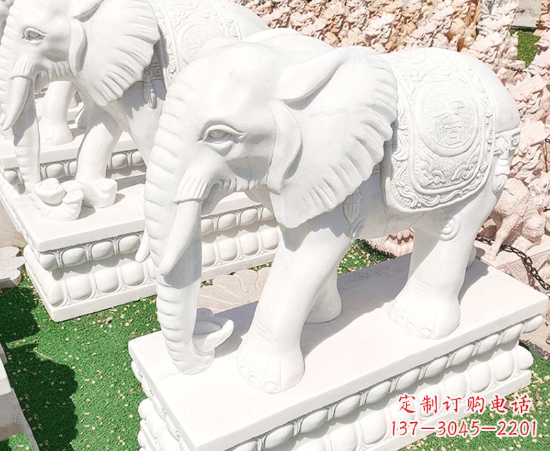 江西大象石雕雕塑