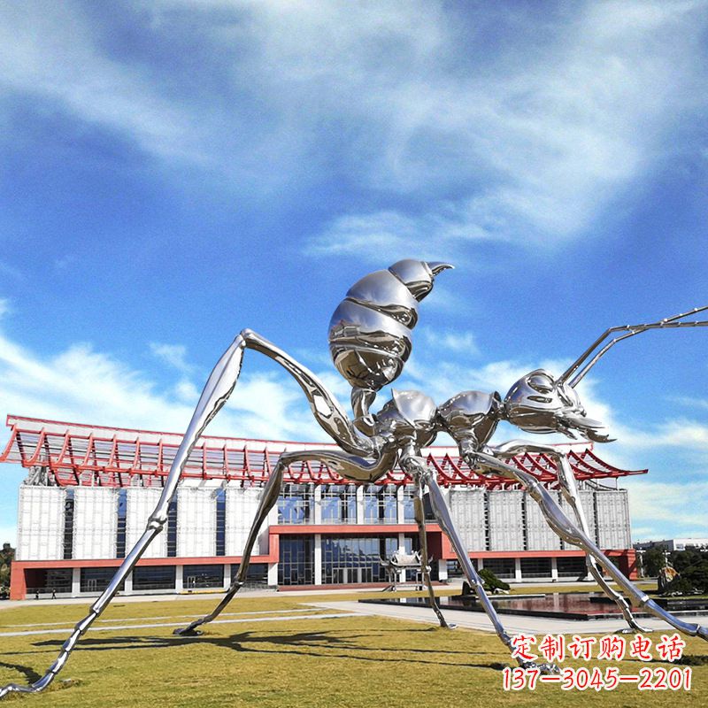江西大型不锈钢蚂蚁雕塑精工制作,绵延传奇
