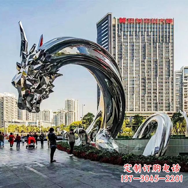 江西不锈钢创意动物雕塑