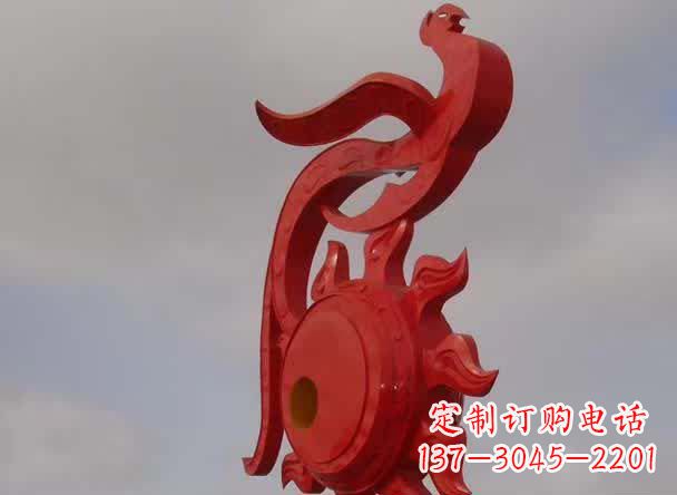 江西精美凤凰不锈钢雕塑