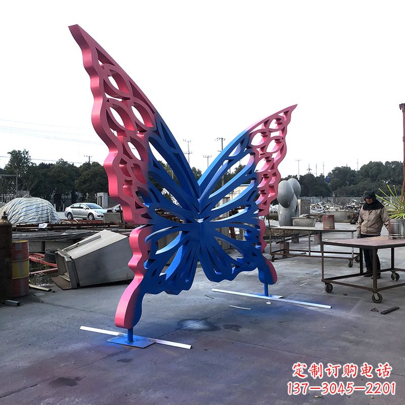 江西不锈钢蝴蝶雕塑