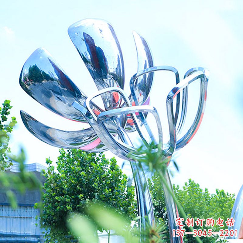 江西精美不锈钢玫瑰雕塑