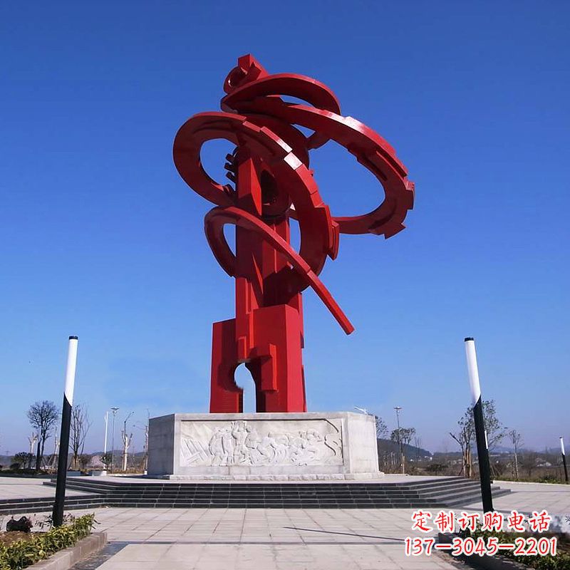 江西精美龙形不锈钢景观雕塑