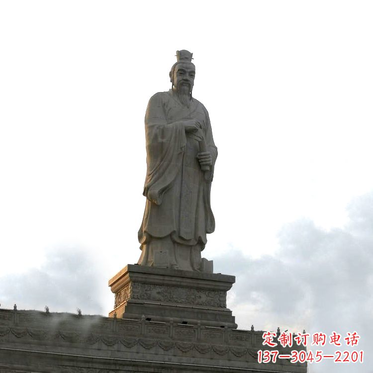 江西精美纯手工孟子雕塑,传承历史文化