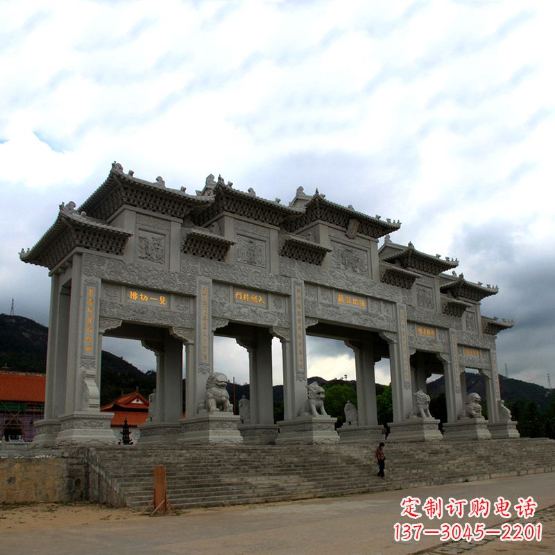 江西大型牌楼雕塑制作