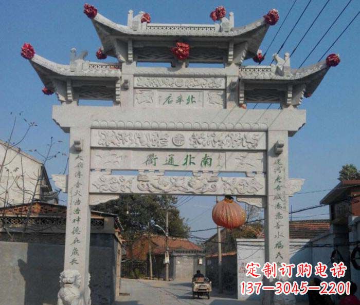 江西优质大理石牌坊雕塑