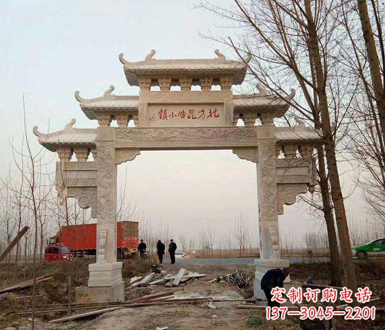 江西大理石牌坊石雕