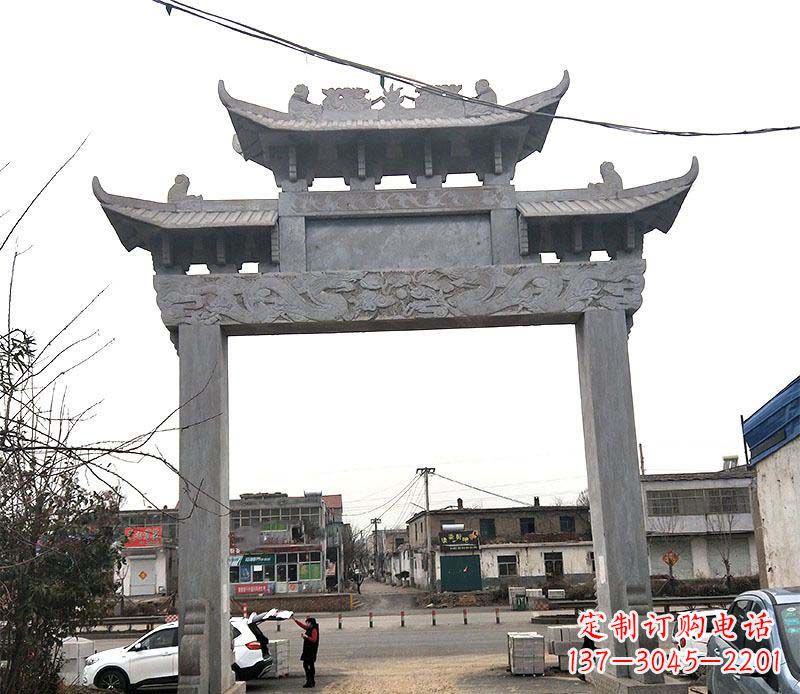 江西精美大理石牌坊石雕