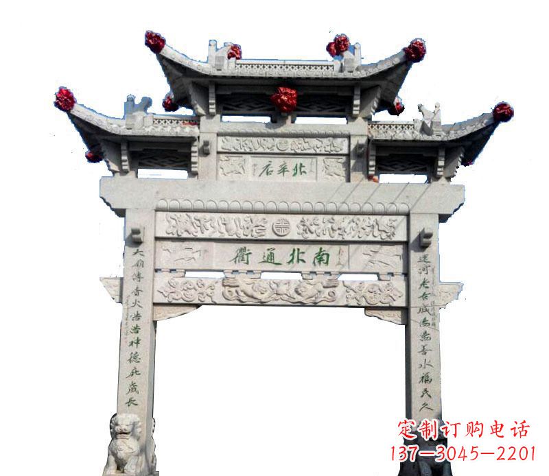江西精美石牌坊雕塑