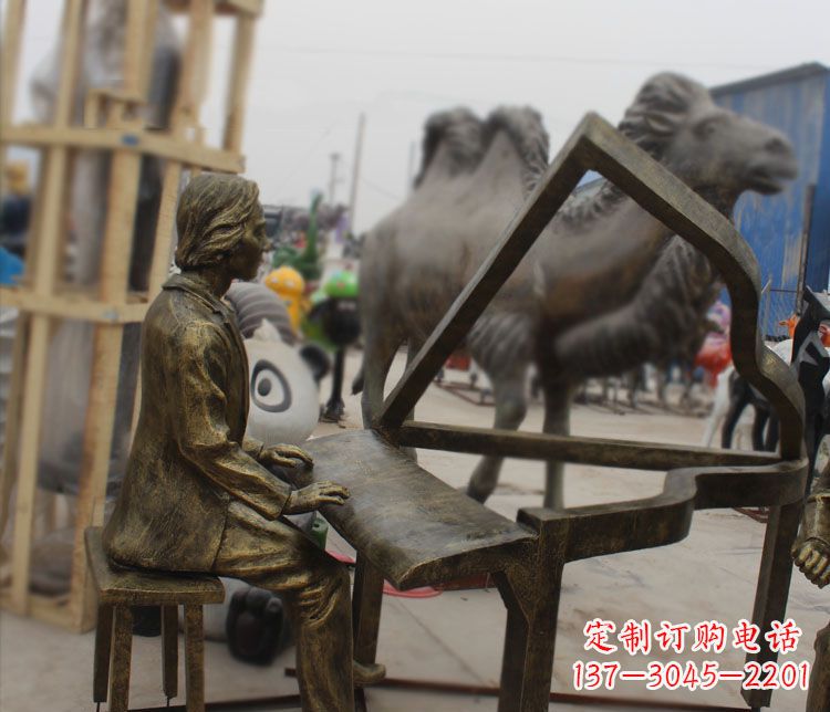 江西钢琴铜雕——表达艺术之美的完美融合