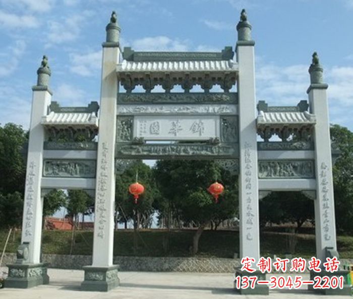江西牌坊雕塑艺术品定制精品