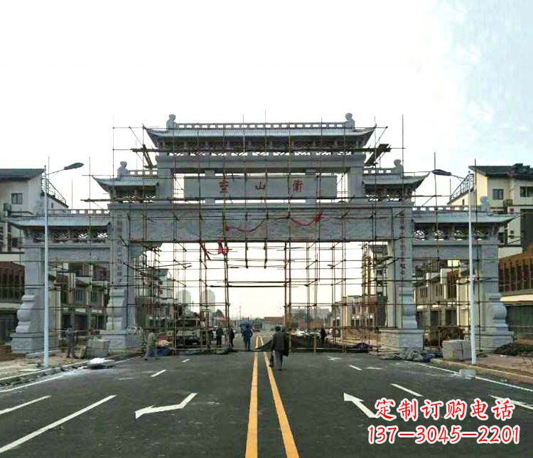 江西牌坊石雕——精致细腻,展示正气