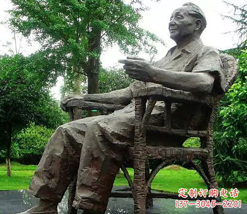 江西邓小平伟人公园铜雕—荣耀家乡,让历史永生