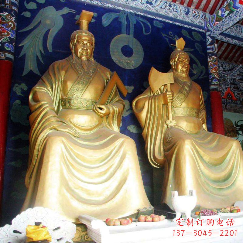 江西帝喾铜雕神像,让你的家居更有气质
