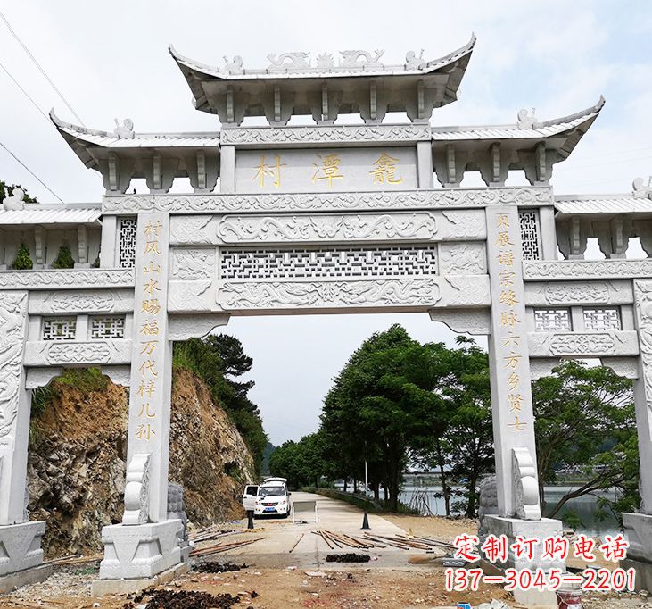 江西东夏侯石牌坊雕塑专业的定制雕塑制作商