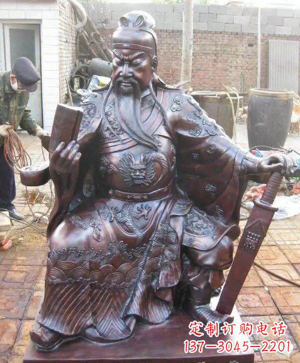 江西关公铜雕——象征着一份久远精神的传承