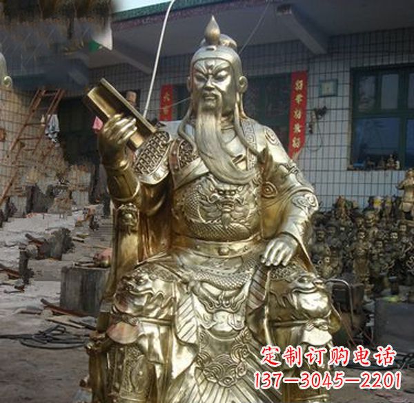 江西关公武财神铜雕定制