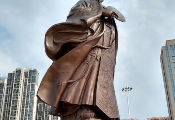 江西珍贵的雕塑艺术--诸葛亮卧龙先生