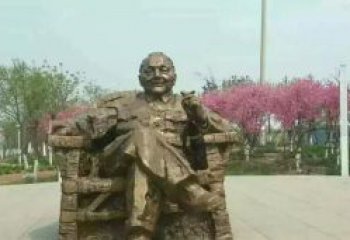 江西中领雕塑邓小平坐式铜雕