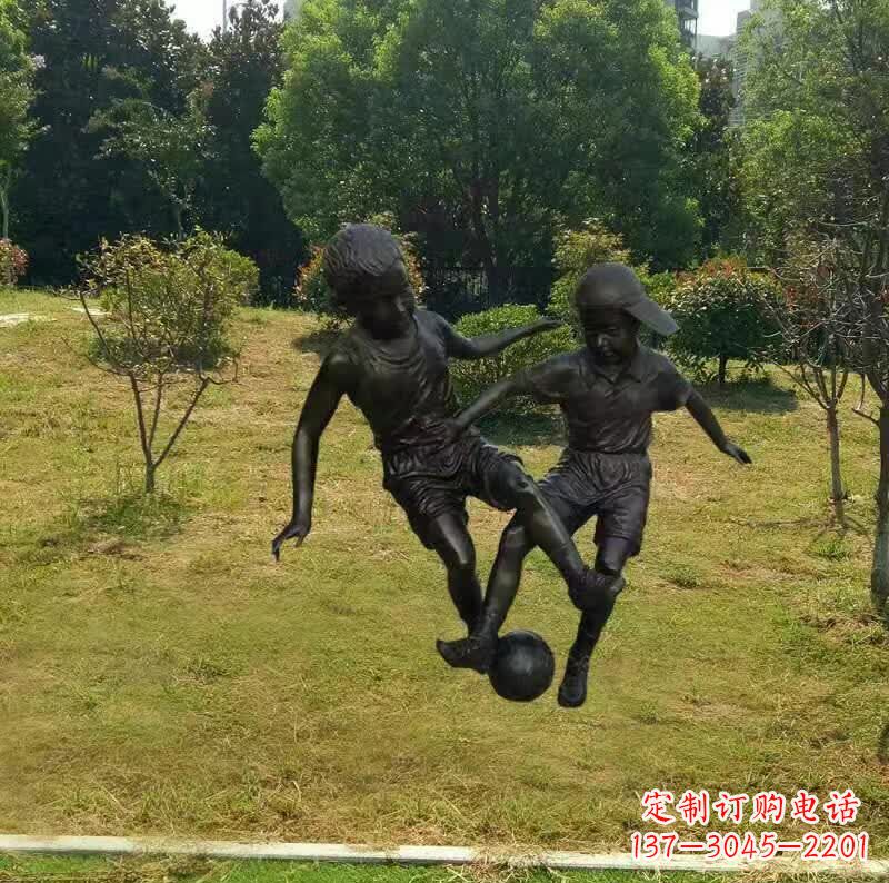 江西中领雕塑出品,精致足球雕塑,带您重温童年欢乐
