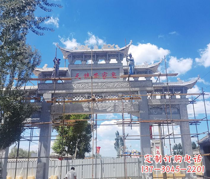江西牌坊雕塑品质精湛、精致耐看