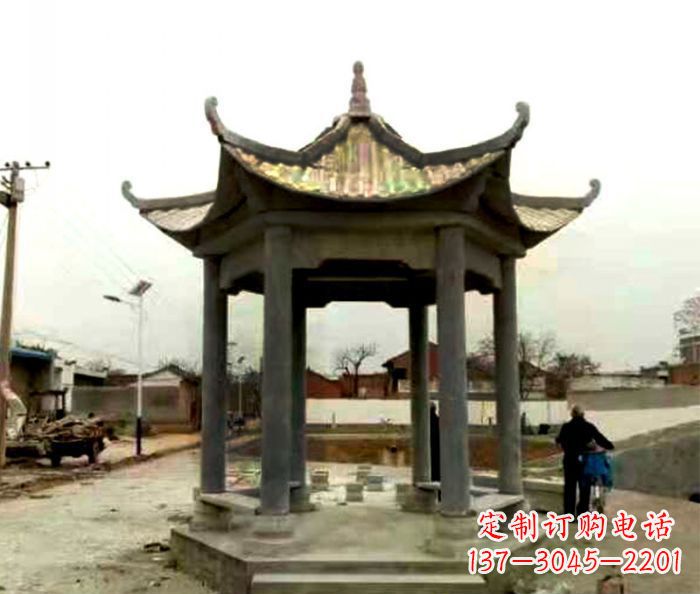 江西仿古凉亭石雕限量版