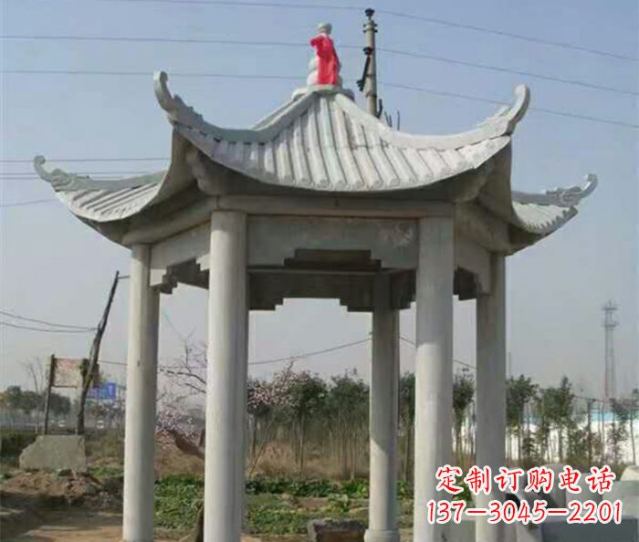 江西典雅的仿古凉亭石雕