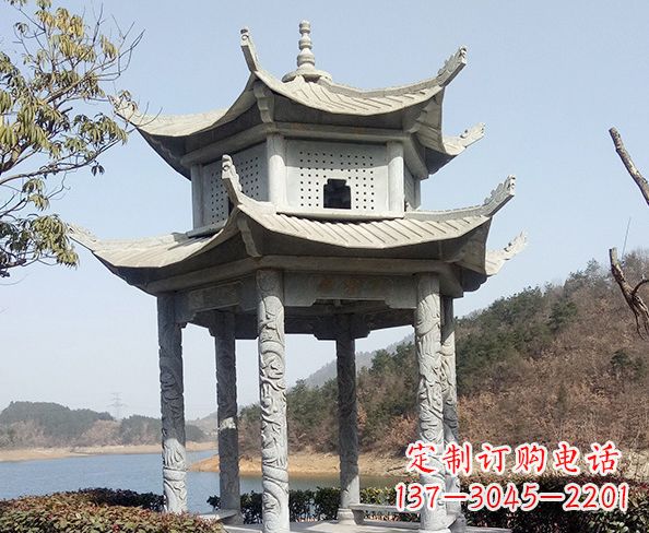 江西古典凉亭石雕