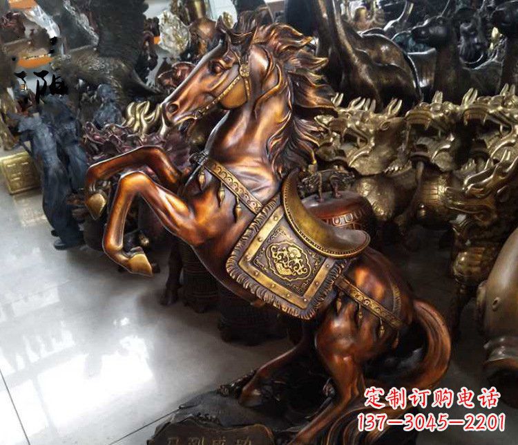 江西精致仿古马雕塑