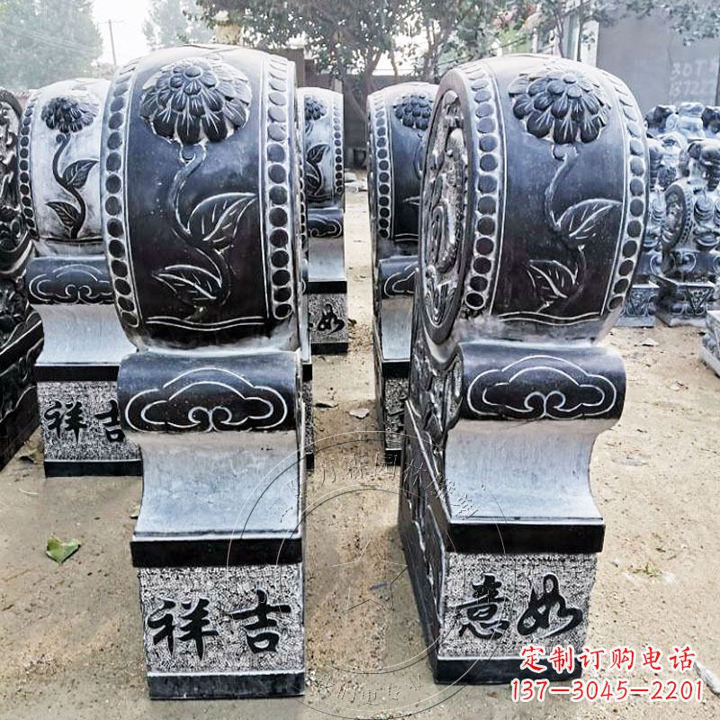 江西仿古门枕石门墩雕塑