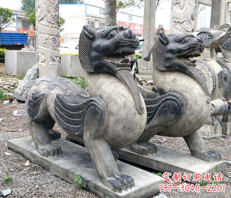 江西仿古貔貅门口招财石雕