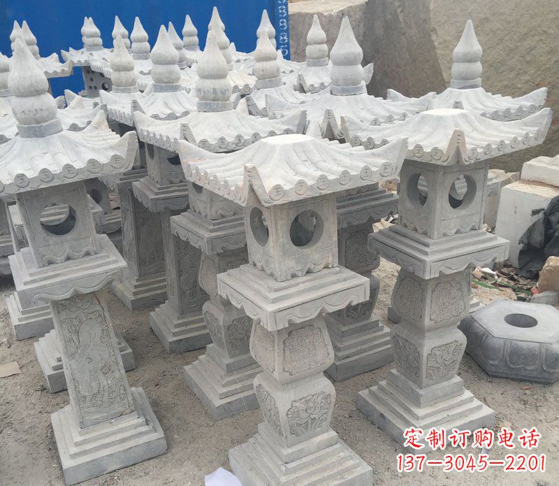 江西仿古石灯园林景观石雕