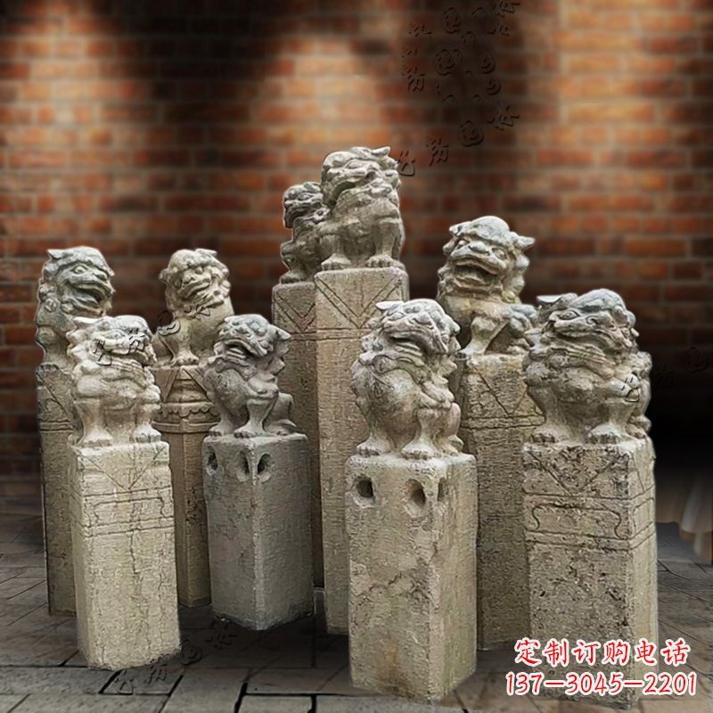江西仿古栓马雕塑