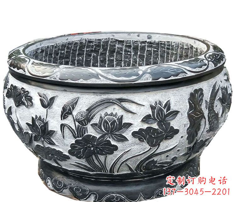江西传承古典,精致仿古庭院花盆雕塑